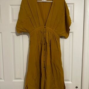 Lost + Wander Mustard Dress